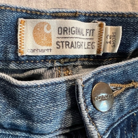 Carhartt Women's Blaine jeans. Original fit. Size 12 short. Rugged flex fit. - Picture 3 of 7